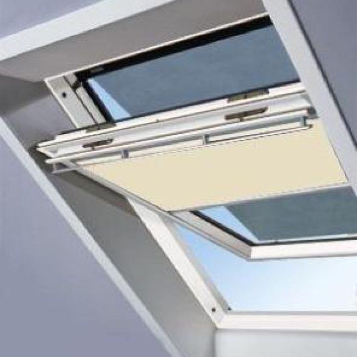 Velux árnyékoló cs. külső hővédő+fényzáró roló DOP PK10 1085 bézs SWL
