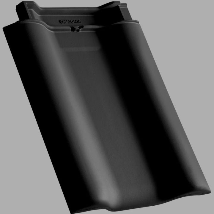 SwissporTON Balance Kettőshullámú cserép engóbozott fekete