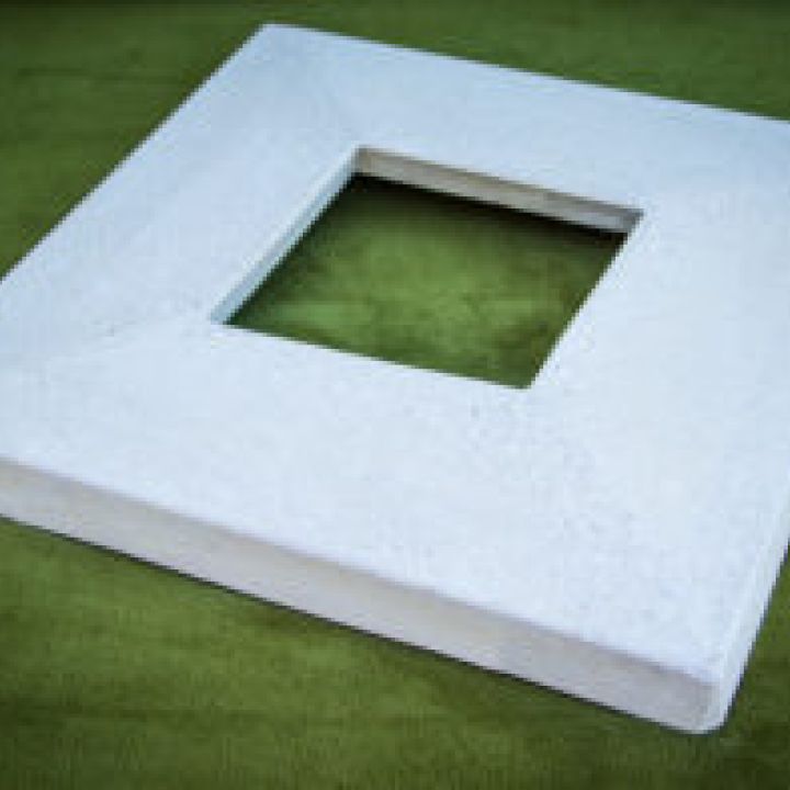 NAFI kéményfedlap I. k:50x50 b:38x38 (sima)