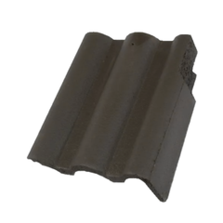 Terrán Danubia Szegélycserép jobb ColorSystem antracit