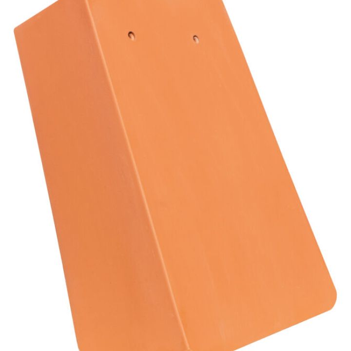 SwissporTON Ambiente Egyenesvágású Szegélycserép 5/4, kettősfedés bal natúrvörös