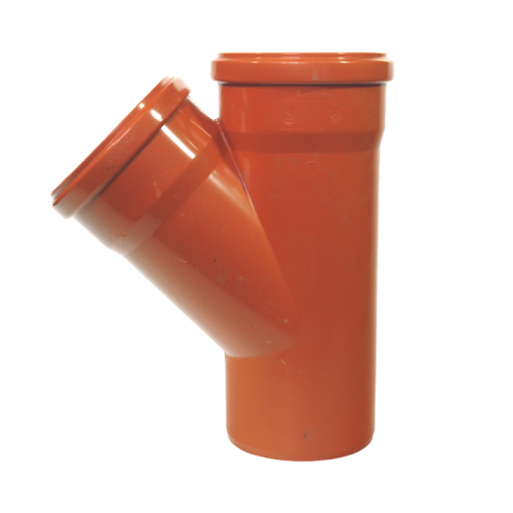 Valplast KG PVC ág idom 45° D.110x110mm