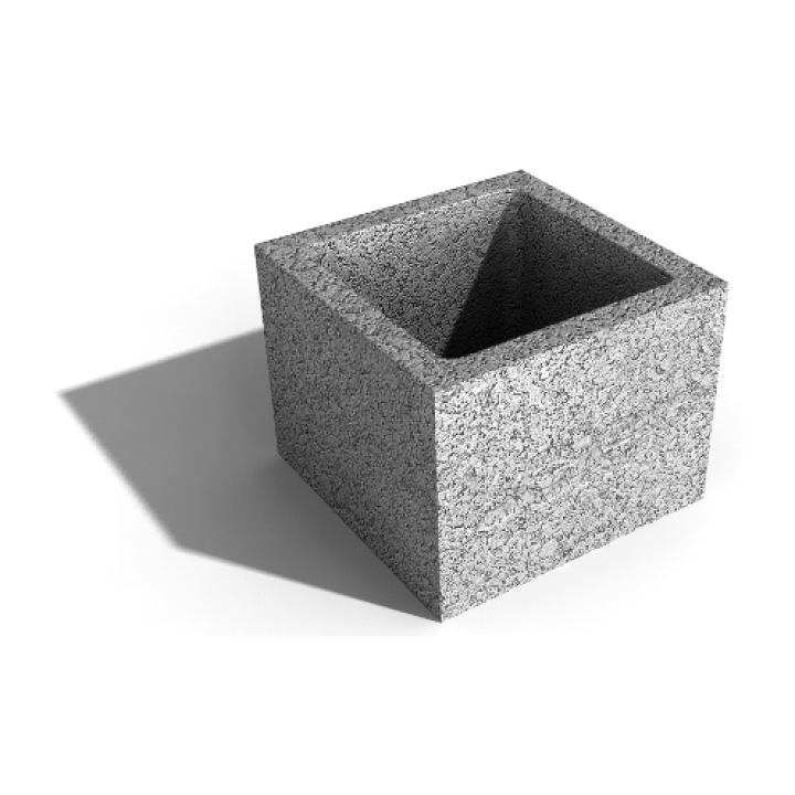 Leier Beton Pillérzsaluzó elem 40x40x23 cm (30 db/rkl)