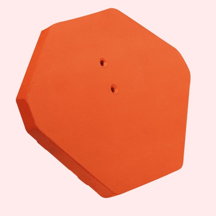 Creaton Domino Kúpcserép Kezdő- és zárókorong kerámia PD engóbozott rézvörös