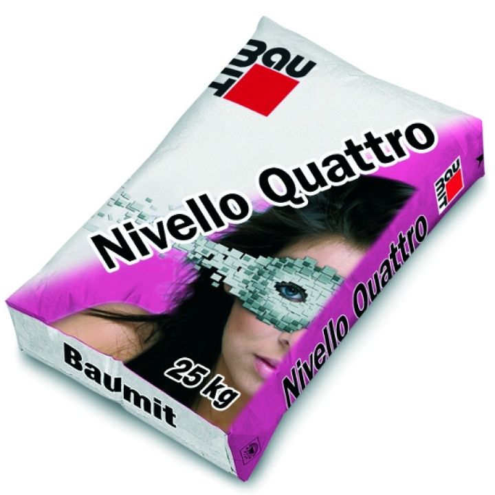 Baumit Nivello Quattro Önterülő aljzatkiegyenlítő, beltéri 1-20 mm 25 kg 1200 kg/raklap