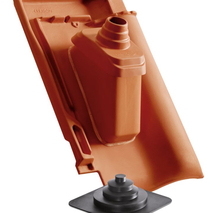 Creaton Futura Antennakivezető cserép NW60 natúrvörös