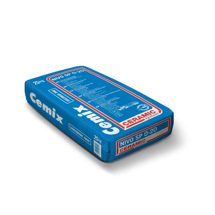 Cemix 5570 Nivo SP 0-20 Önterülő padlókiegyenlítő beltéri 0-20 mm 25 kg