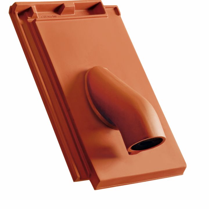 Creaton Domino Szolárcső-átvezető cserép NW70 natúrvörös