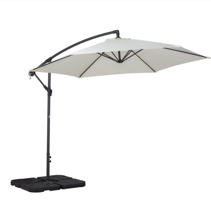 J-Home Solaro napernyő, 300 cm átmérőjű, acélvázas, függesztett kivitel
