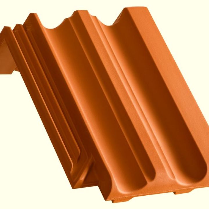 SwissporTON Rapido Félnyeregtető cserép natúrvörös