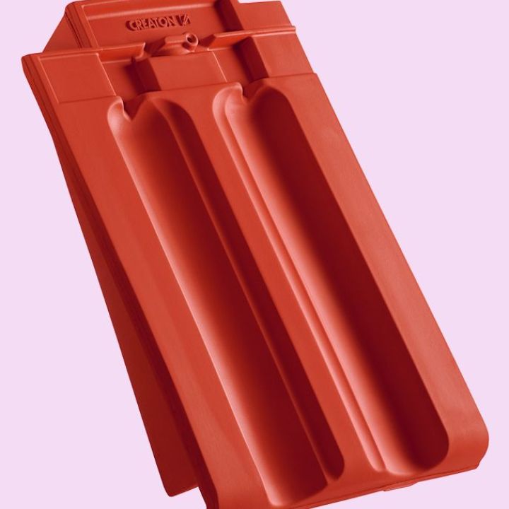 SwissporTON Rapido Szegélycserép bal engóbozott borvörös