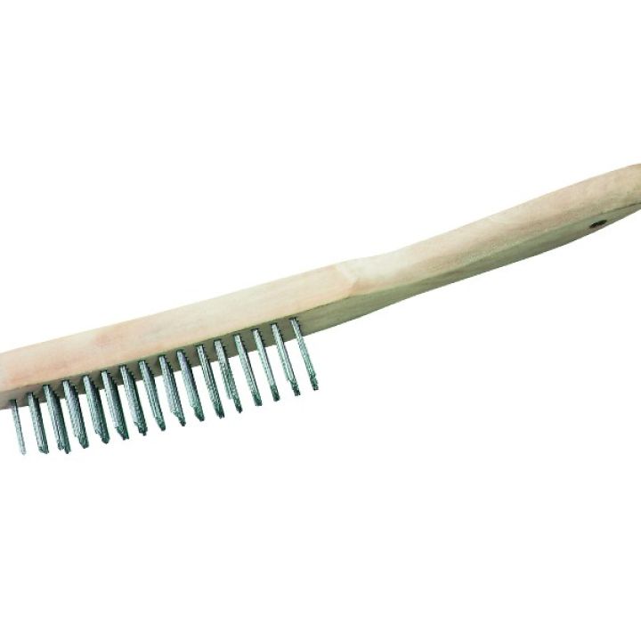 Bautool F02865 drótkefe fa nyéllel 5 soros