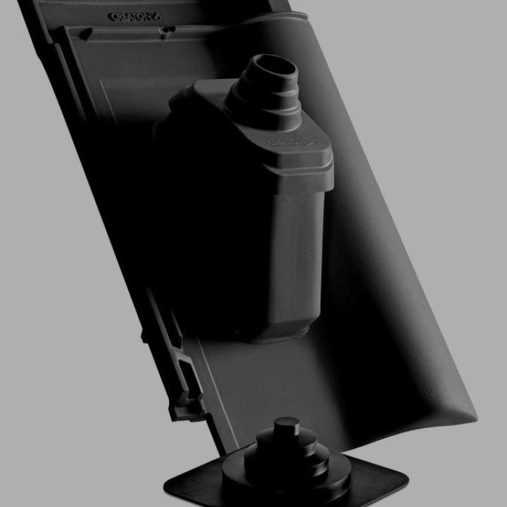 SwissporTON Balance Antennakivezető cserép NW60 engóbozott fekete