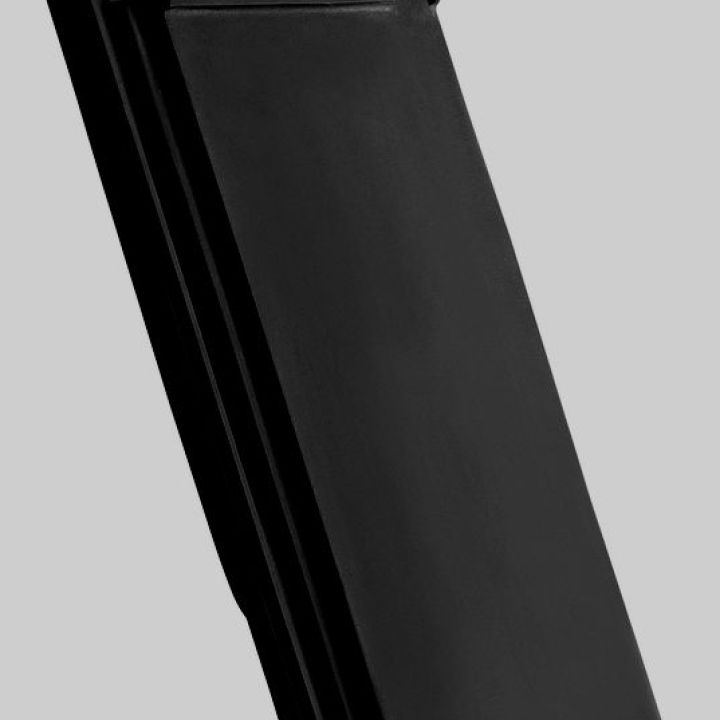 Creaton Domino Szellőzőcserép 27,3 cm2 üvegmázas Finesse fekete