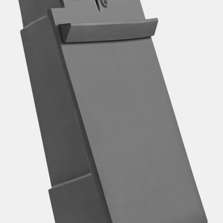 Creaton Domino Taréjszellőző szegélycserép bal engóbozott palaszürke matt