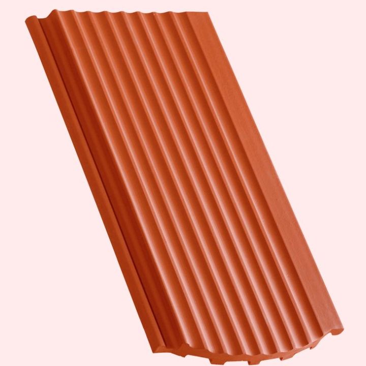 SwissporTON Hortobágy Szellőző alapcserép 10 cm2 engóbozott rézvörös