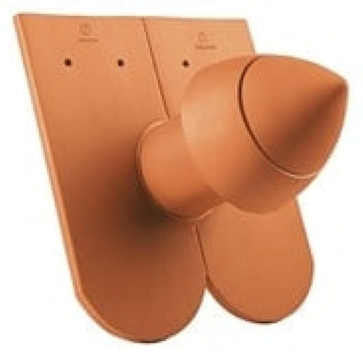 SwissporTON Ambiente Szegmensvágású Csatornaszellőző cserép NW100 Signum natúrvörös