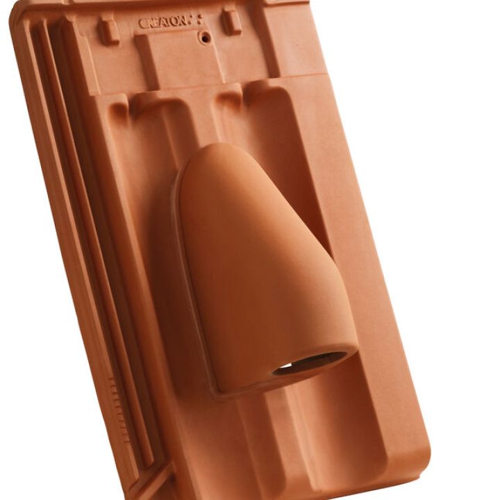 SwissporTON Rapido Szolárcső-átvezető cserép NW70 natúrvörös