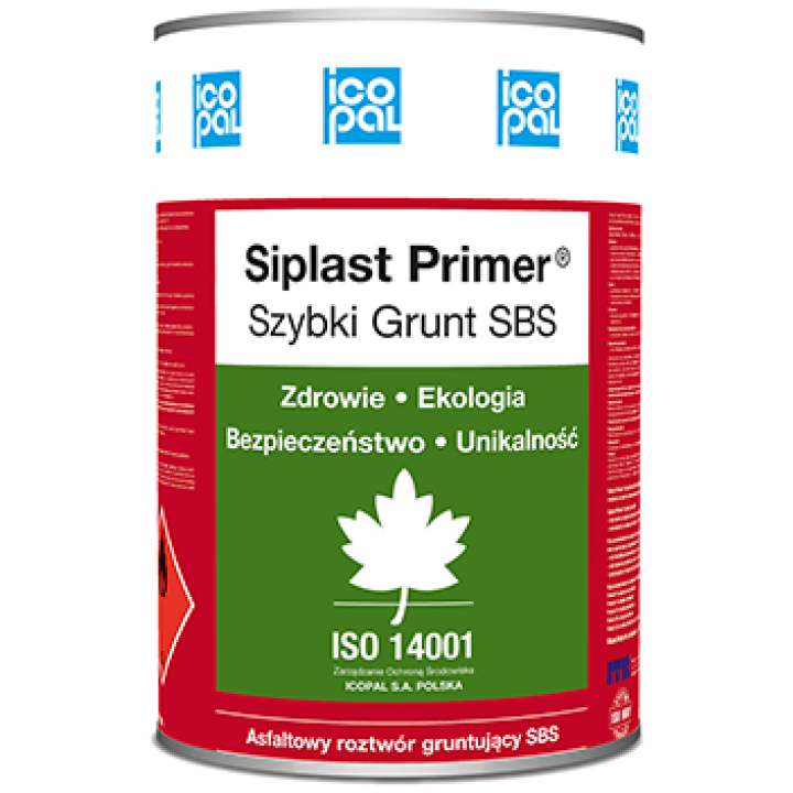 Villas Siplast Primer Speed SBS Oldószeres bitumenes kellősítő 10 l
