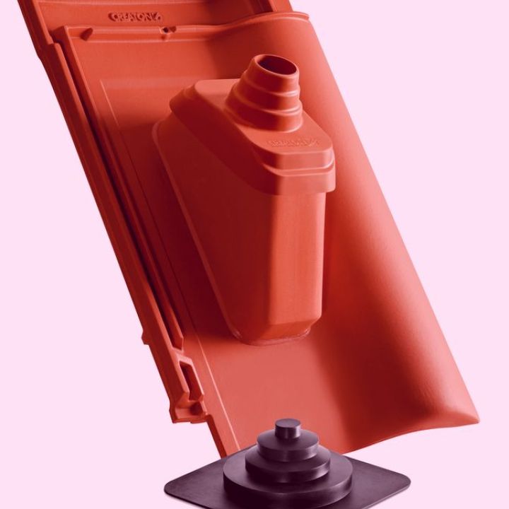 SwissporTON Balance Antennakivezető cserép NW60 engóbozott borvörös