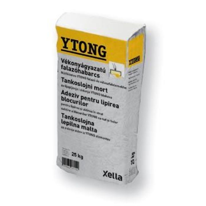 Xella Ytong PVH 55 Vékonyágyazatú falazóhabarcs fehér 25 kg