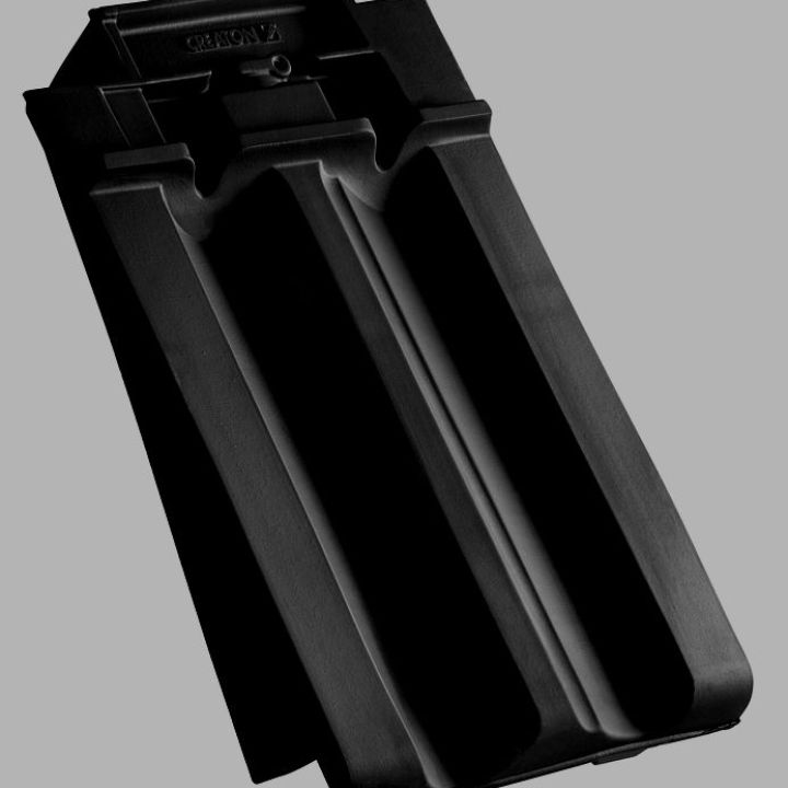 SwissporTON Rapido Taréjszellőző szegélycserép bal engóbozott fekete matt