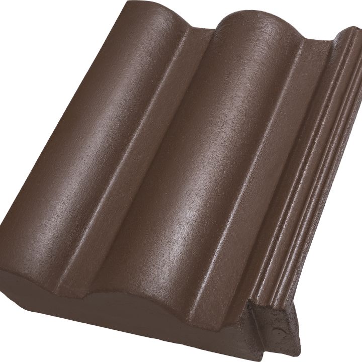 Bramac Római Protector Félnyeregtető szegélycserép jobb barna