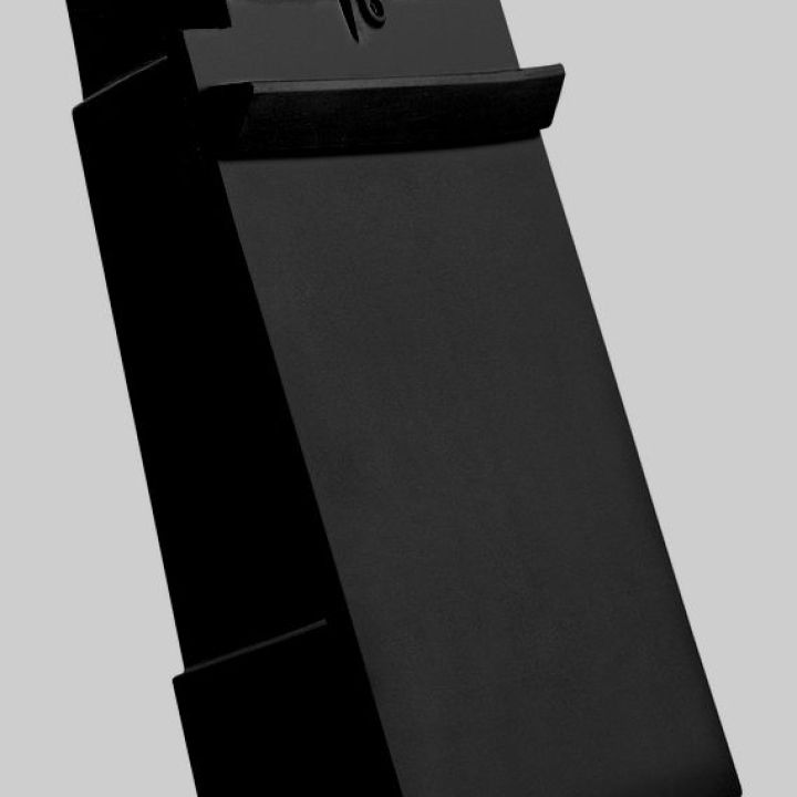 Creaton Domino Taréjszellőző szegélycserép bal engóbozott fekete matt