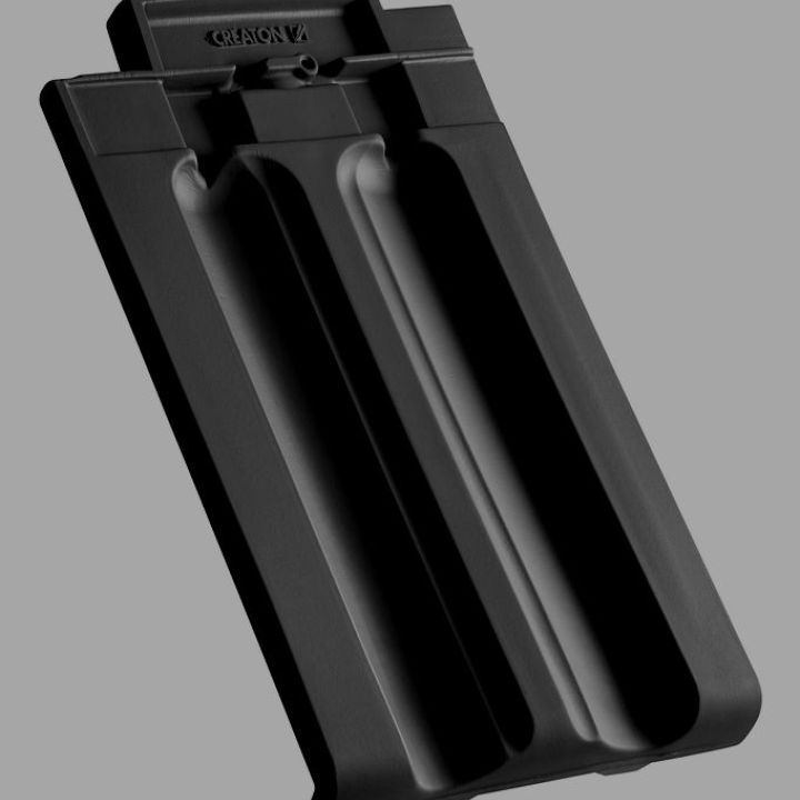 SwissporTON Rapido Kettőshullámú cserép engóbozott fekete