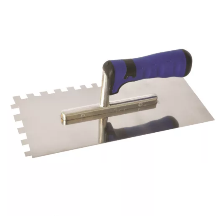 sz. 3013286 Fogazott glettelő rozsdamentes 6x6