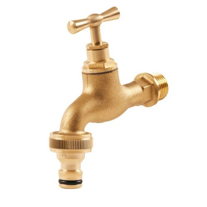 Stalco Kerti csap 1/2” - 3/4” sárgaréz BRS S101010763