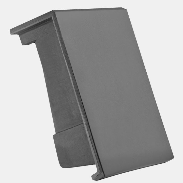 Creaton Domino Félnyeregtető szegélycserép bal engóbozott palaszürke