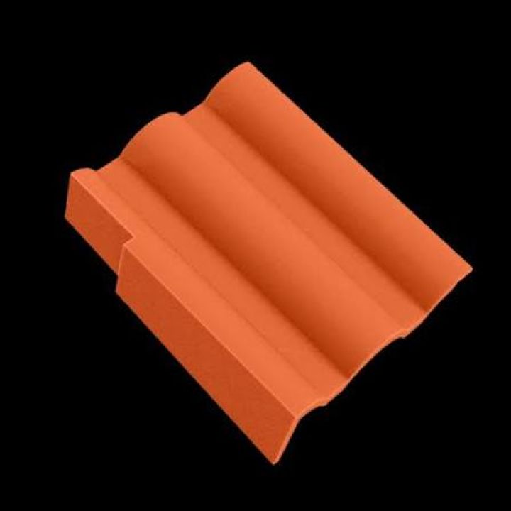 Wienerberger Icon szegőcserép bal Colorfix téglavörös