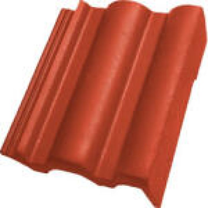 Bramac Római Novo Szegélycserép jobb rubinvörös