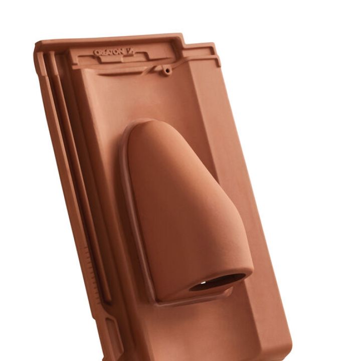 Creaton Cantus Szolárcső-átvezető cserép NW70 üvegmázas Finesse borvörös