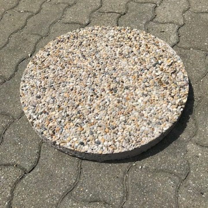 Egomkő kör tipegő 40-es mosott kavicsos 5,5cm