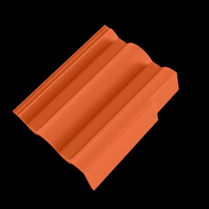 Wienerberger Icon szegőcserép jobb Colorfix téglavörös