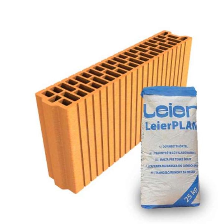 Leier LeierPlan 10 N+F Tégla vékony falazóhabarccsal 96 db/rkl