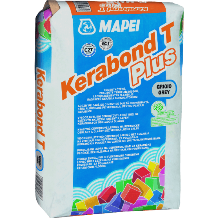 Mapei Kerabond T Plus (H) Kerámiaburkolat ragasztó C2T, 25 kg